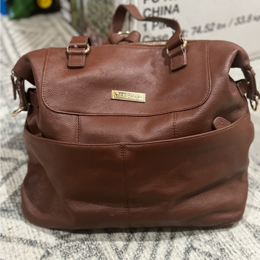 Nine West Chocolate Brown Baby Bag